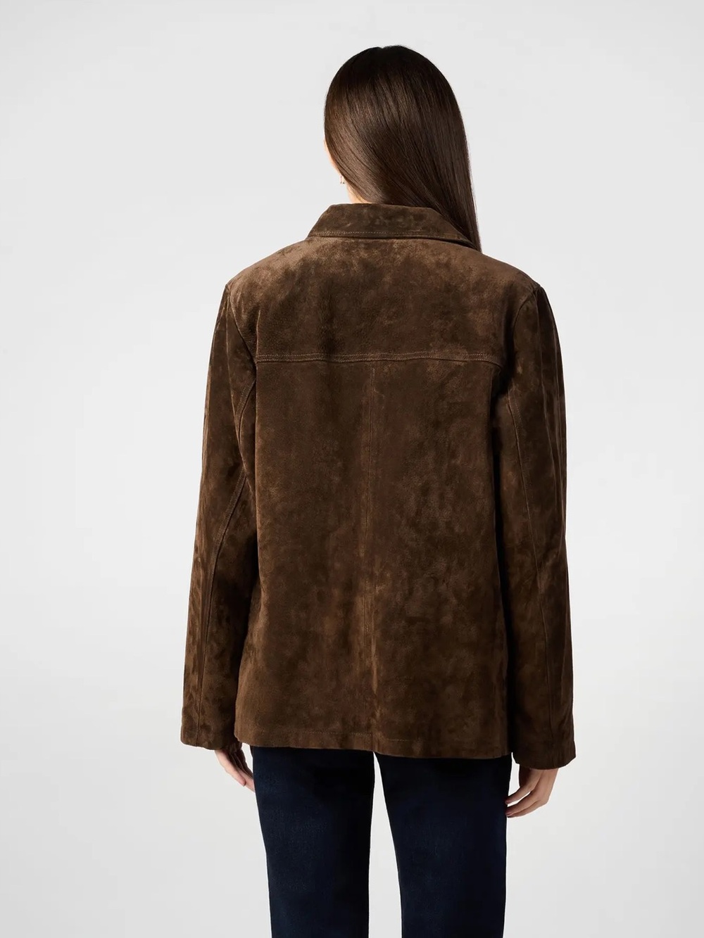 We Wore What Suze XS Premium Suede Button Front Jacket NWT - Picture 5 of 8